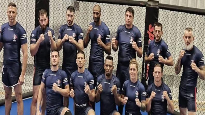 L'équipe de France militaire de MMA