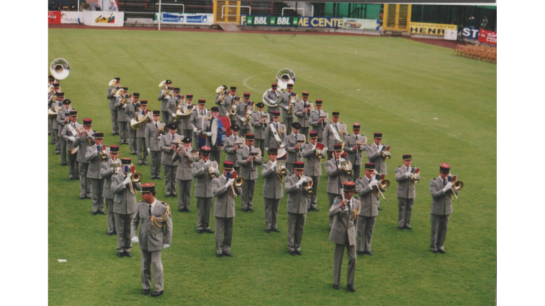 La musique de l'arme blindée cavalerie en 2002