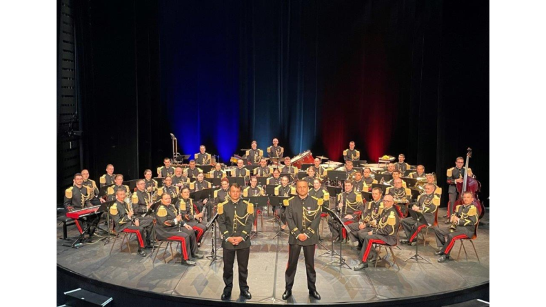 Photo de l'orchestre de la Musique des Troupes de Marine