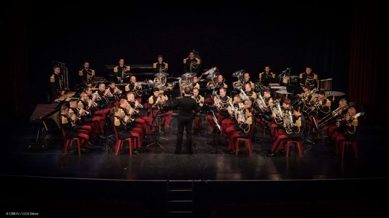 Photo de l'orchestre de la Musique de l'Infanterie