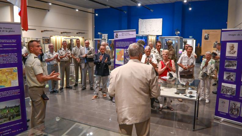 Inauguration de l'exposition temporaire de la salle d'honneur de l'infanterie © EMD 