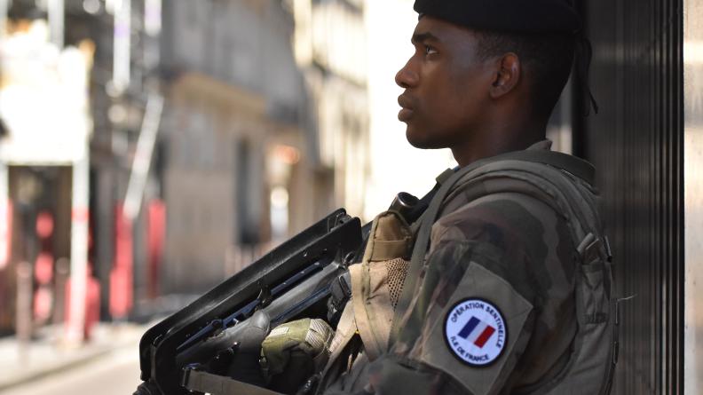 Réserviste en opération SENTINELLE.