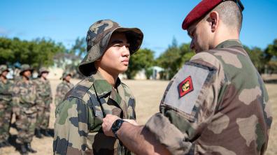 Préparation militaire Terre pour des jeunes issus du SNU et du CIRFA