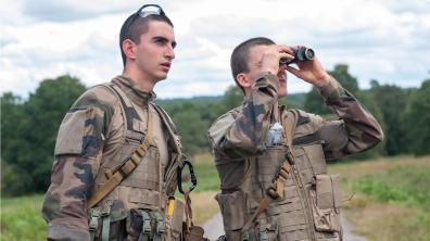 Premier terrain au Bois du Loup pour les élèves-officiers de la promotion ESM n°211