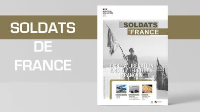 Couverture de Soldats de France n° 21 - 1944-1945, la libération du territoire français.