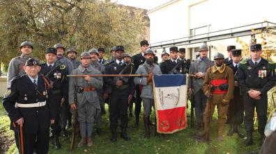 Détachement du 1BCP avec des poilus de la 1GM