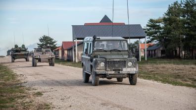 LR du CENTAC devant un VBL et un AMX10RC