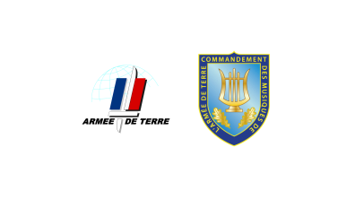 Logos du COMMAT et de l'Armée de Terre