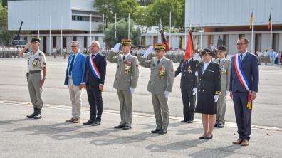 céremonie de rentrée du quartier Bonaparte DRAGUIGNAN © EMD