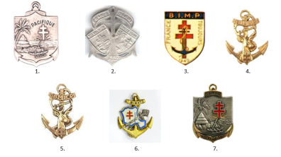 Insignes régimentaires du RIMaP-P 