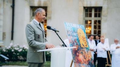 Le chef d'état-major de l'armée de Terre lors du dîner Vulnerati 2023