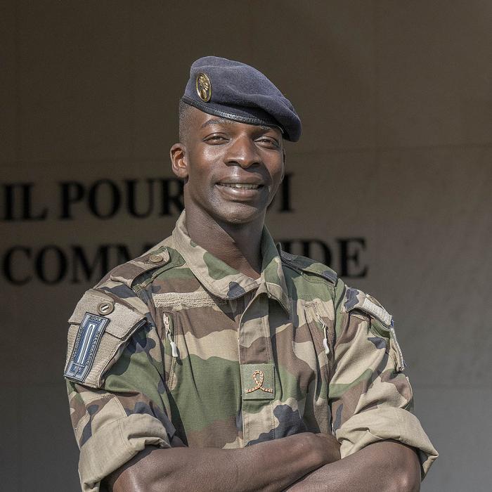 Élève-officier Bakary, 2e brigade de l'École militaire interarmes