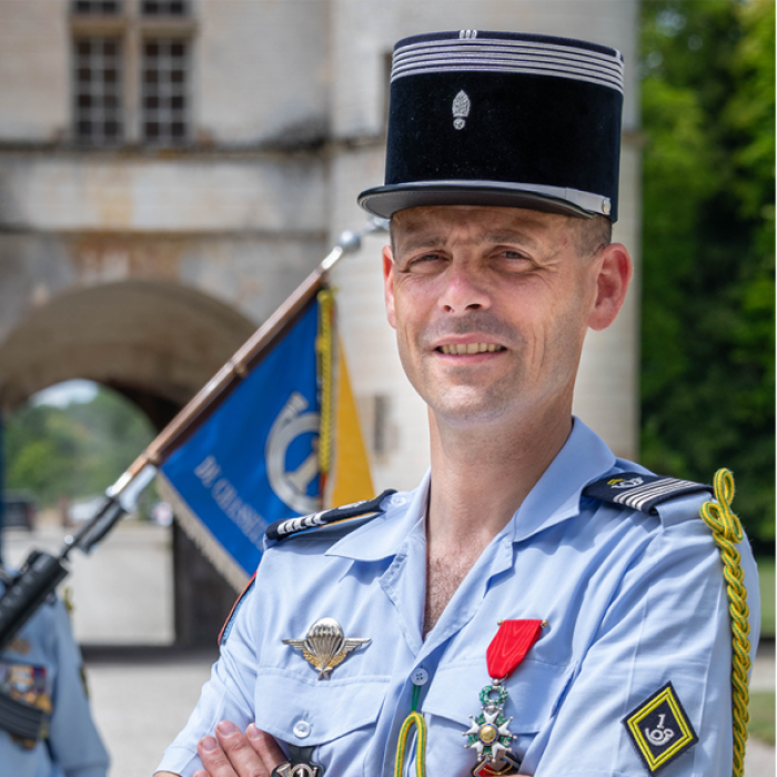 Colonel DENIS, CDC du CENTAC-1er BCP