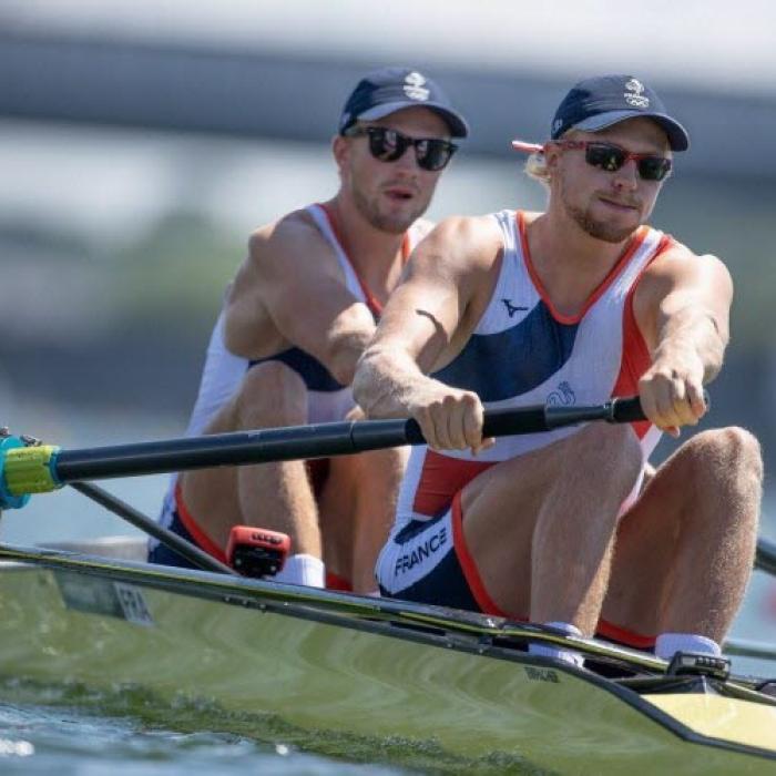 L'aviateur Guillaume Turlan et son frère